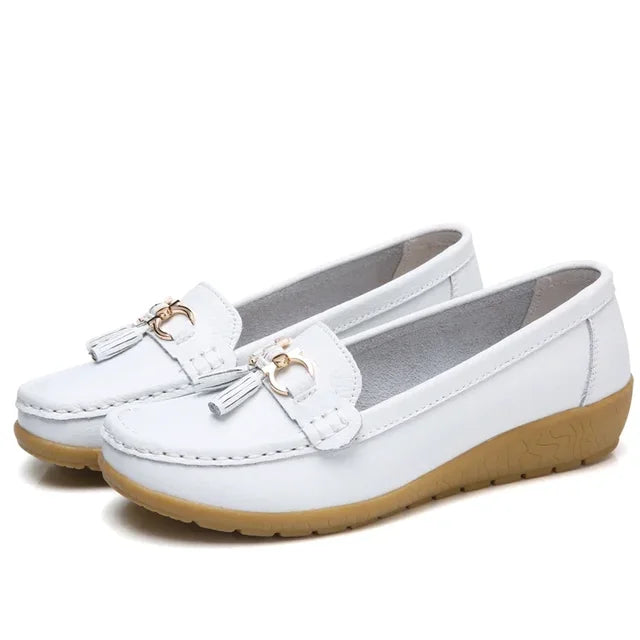 Orthopädischer Leder-Mokassin | Veloura