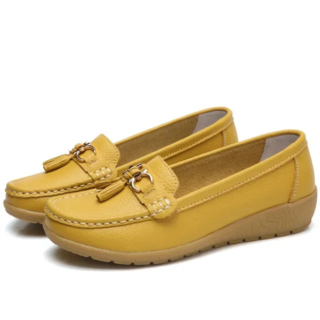 Orthopädischer Leder-Mokassin | Veloura